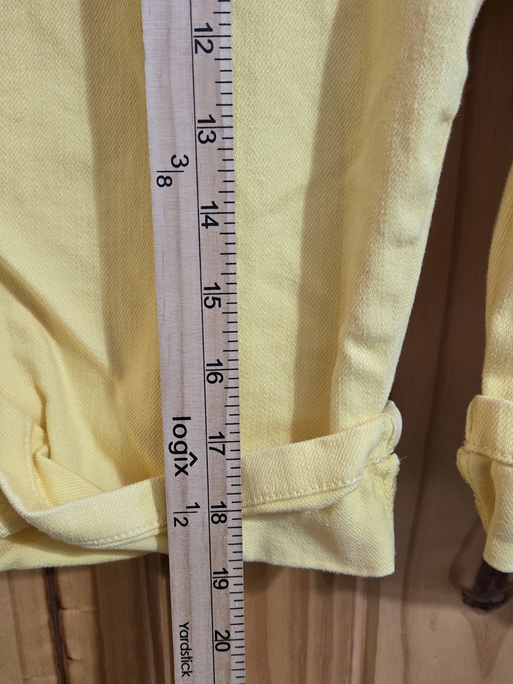 Cato Yellow‎ Rolled-Hem Bermuda Shorts - Picture 5 of 7
